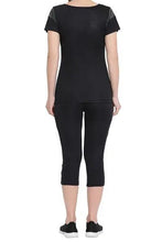 Load image into Gallery viewer, Gym Sports Active-wear Top with Capri
